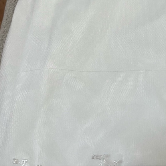 Lulus Medium Coveted Delight White Sequin Mesh Embroidered Bustier Mini Dress - Picture 12 of 12